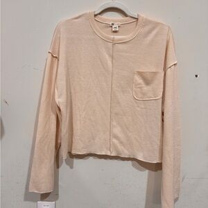 NWOT long sleeve crop top